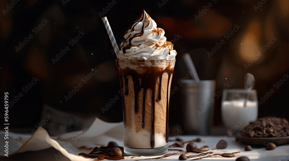 تحضير آيس موكا فرابتشينو في 4 خطوات سهلة