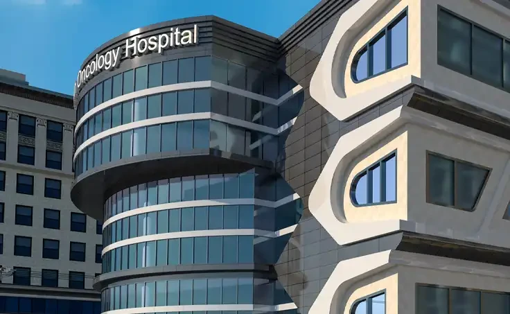 ทำความสะอาดบ่อหน้าห้องฉุกเฉินที่โรงพยาบาลฟูวะ