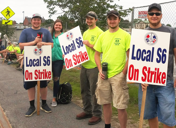 End strike at Bath Iron Works and improve working conditions
