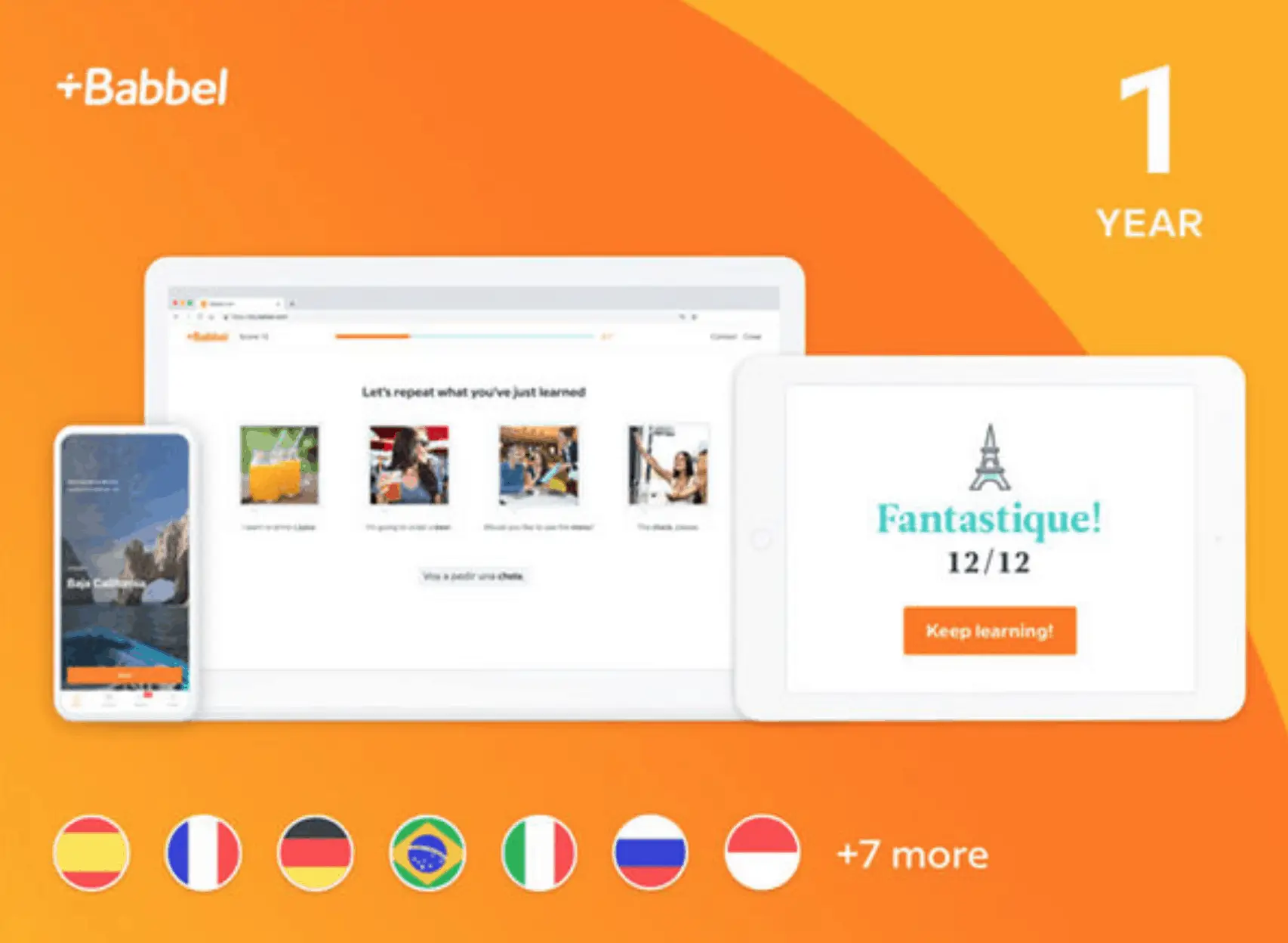 Rabatte auf Babbel Sprachabonnements bis zu 65%