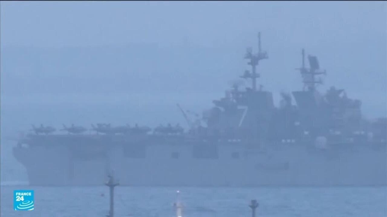 USS Tripoli arrive au Moyen-Orient amid tensions