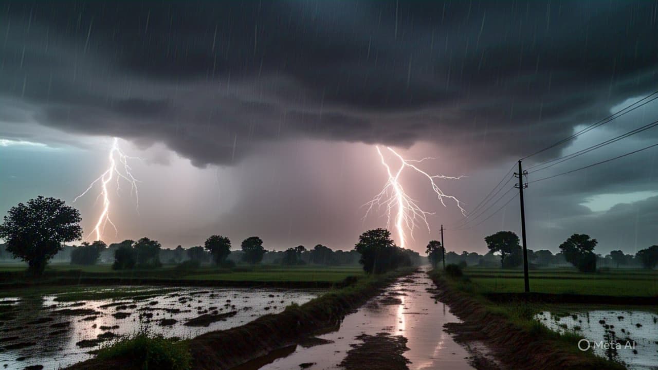 أمطار رعدية ورياح قوية في البلاد اليوم