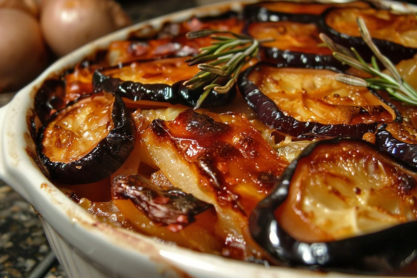 طريقة تحضير المسقعة باللحمة المفرومة