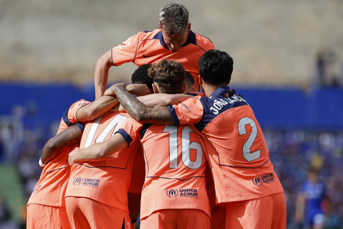 برشلونة يقترب من لقب الدوري الإسباني بفوز على خيتافي