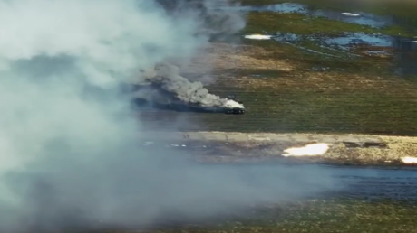 روسيا تختبر روبوت كورير العسكري