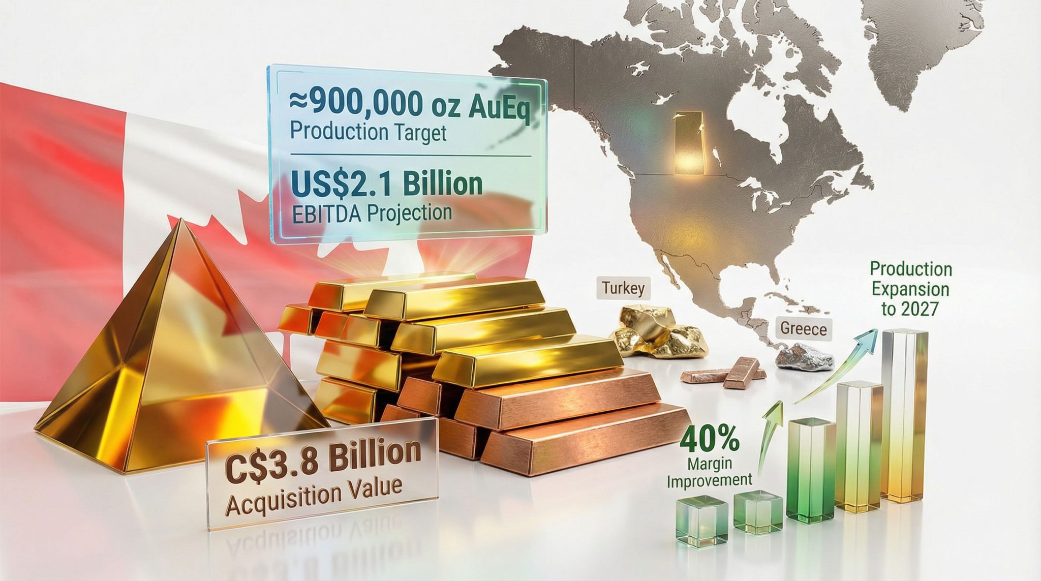 إلدورادو جولد تستحوذ على فوران: دعم المستثمرين