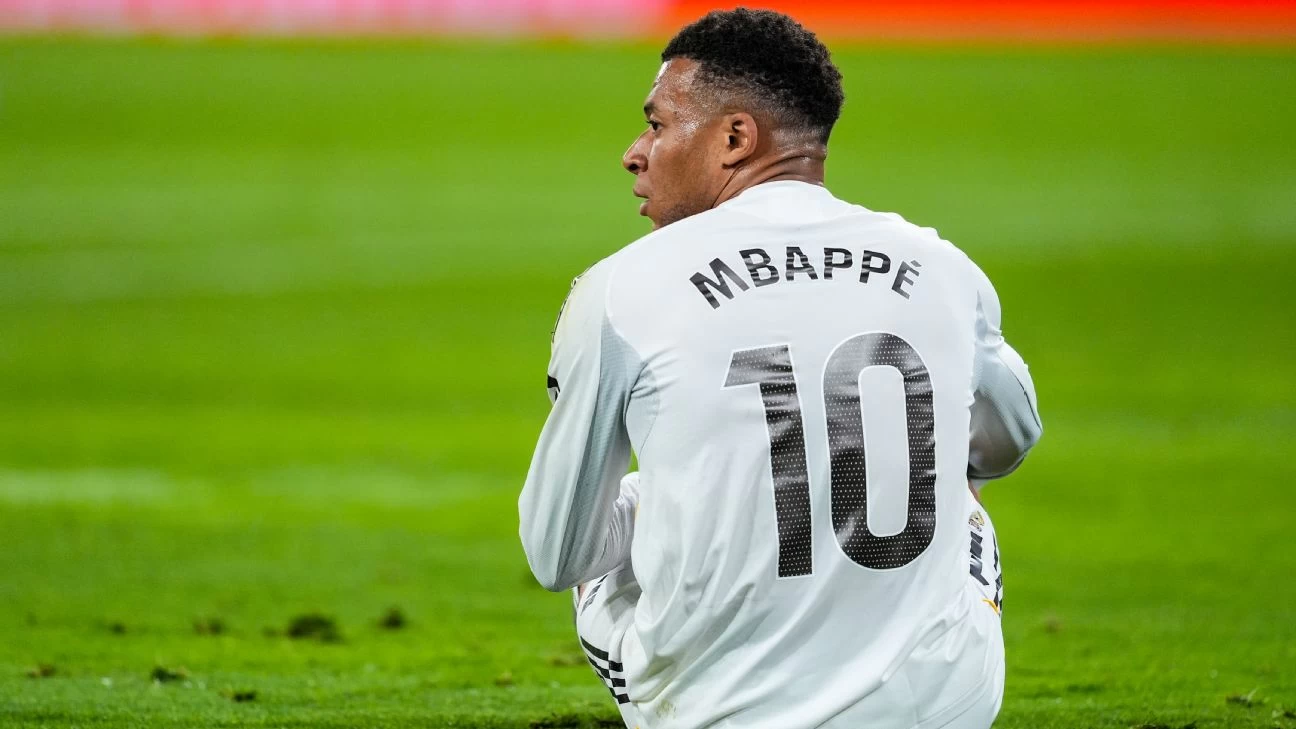 استبعاد مبابي من الكلاسيكو ضد برشلونة