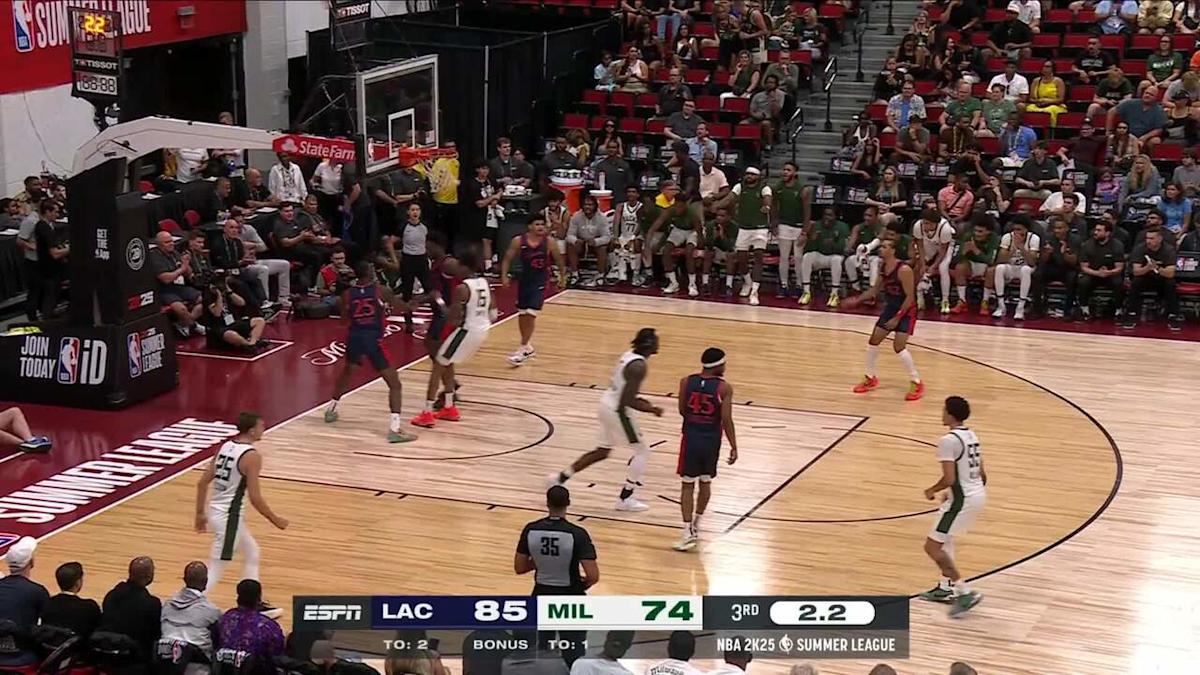 Les Clippers battent les Bucks grâce à Mathurin