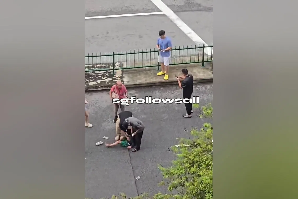 حادث سير يصيب طفل في تشوا تشو كانغ