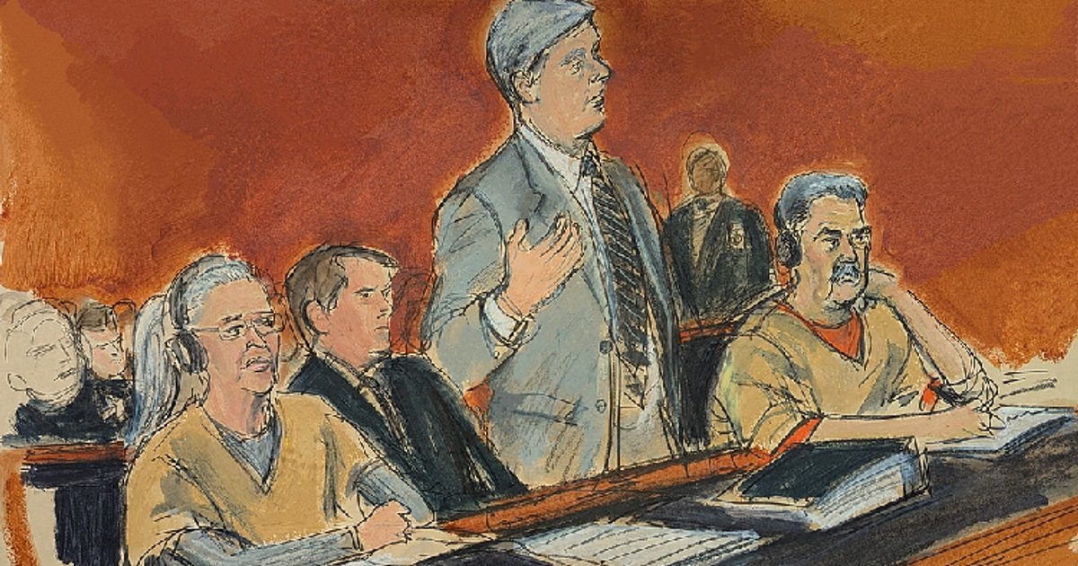 Maduro au tribunal de New York après son arrestation forcée