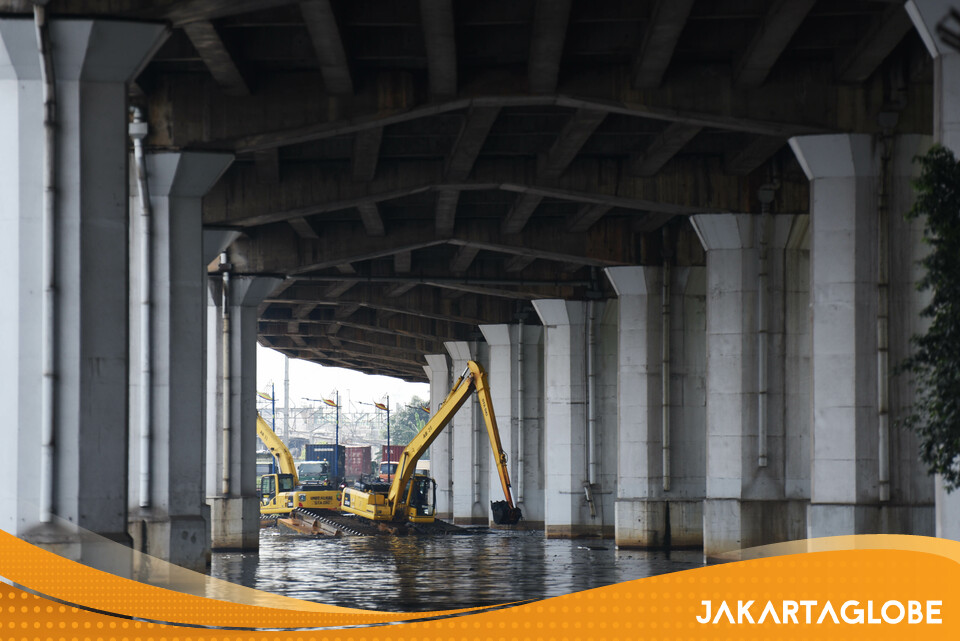 مضخات عملاقة لمواجهة الفيضانات في جاكرتا