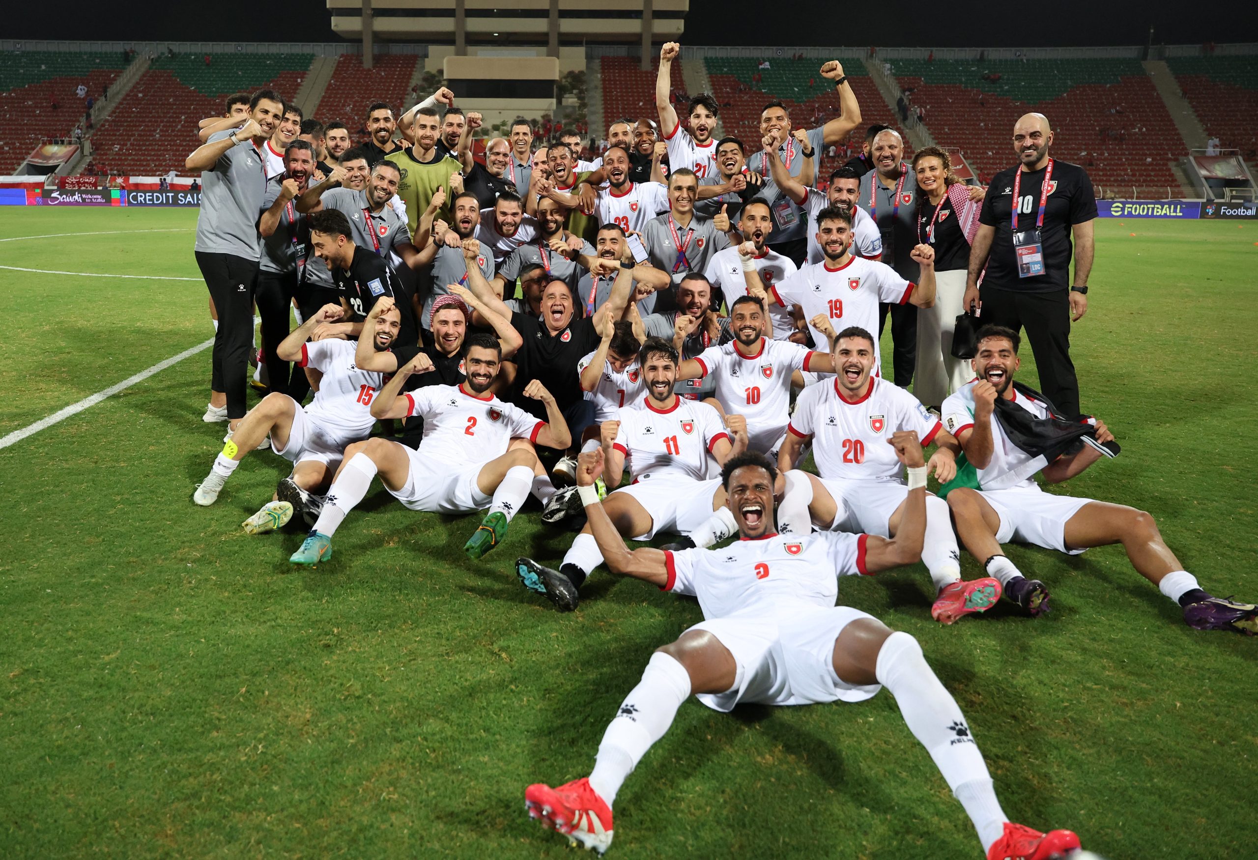 L'équipe olympique jordanienne triomphe du Kirghizistan