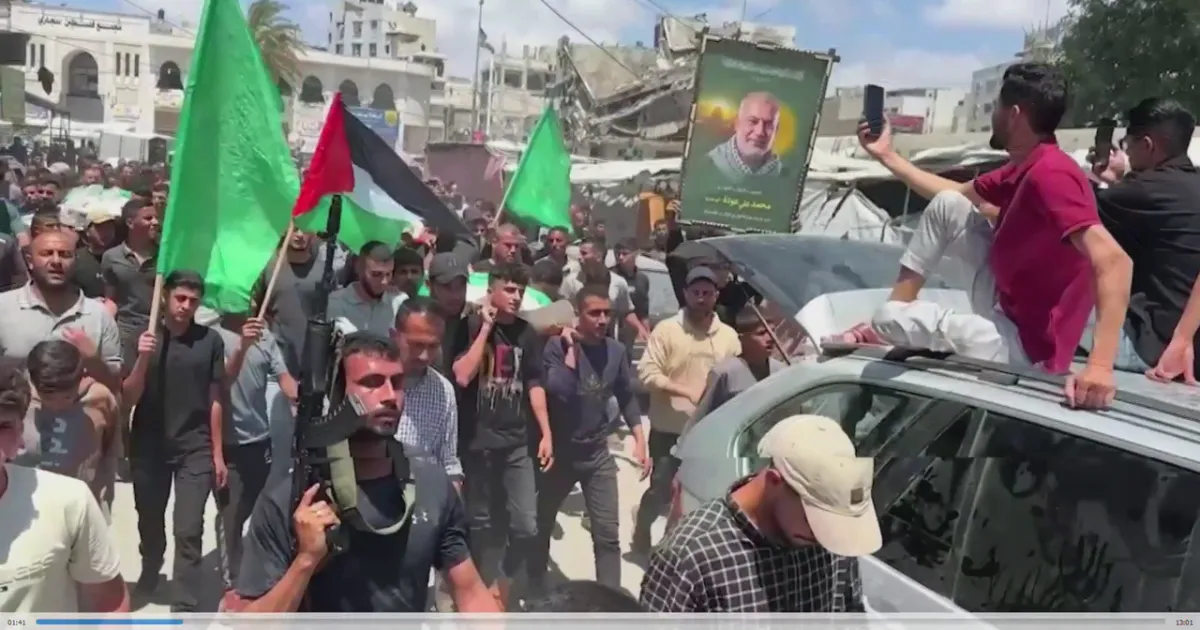 Gaza verabschiedet sich von Mohammed Awda und Familie