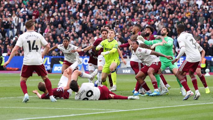 إلغاء هدف ويستهام يثير جدلاً في الدوري الإنجليزي