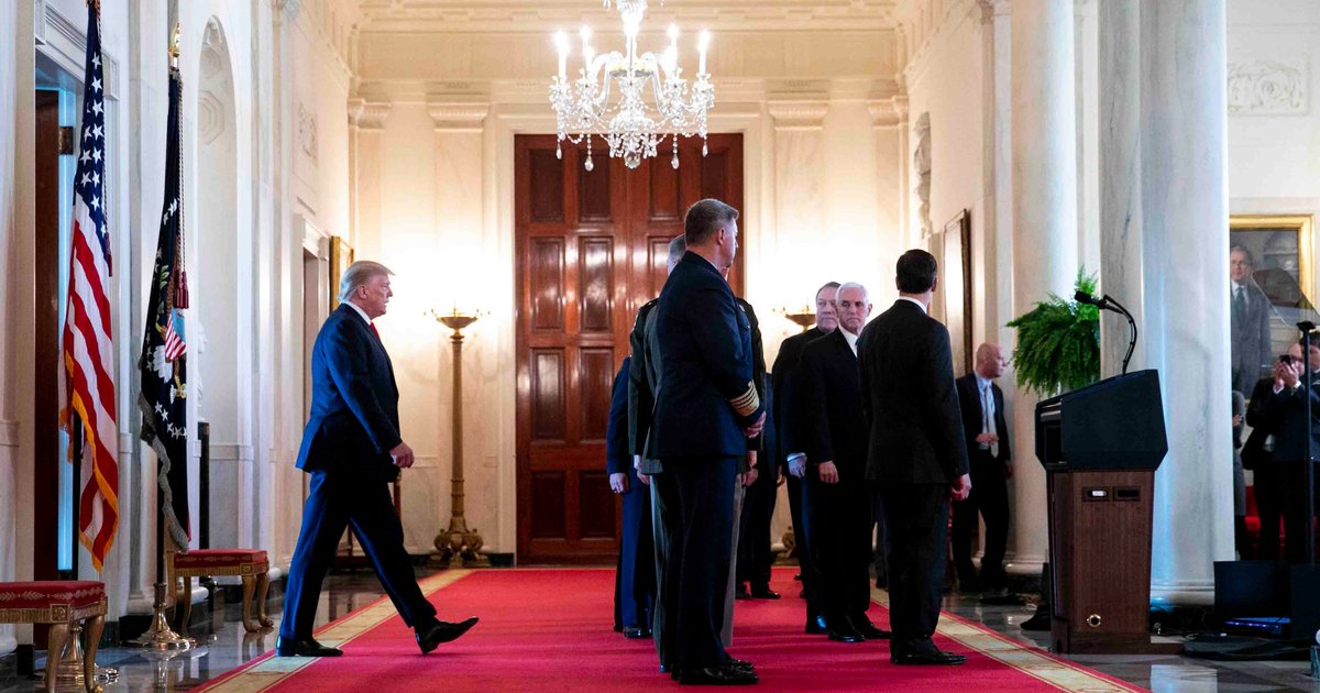 Trump réitère ses déclarations sur le retrait de l'Iran