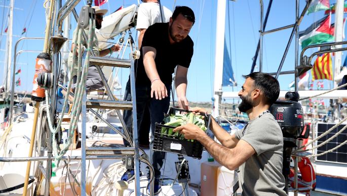 أسطول الصمود العالمي يسلط الضوء على الإبادة في غزة