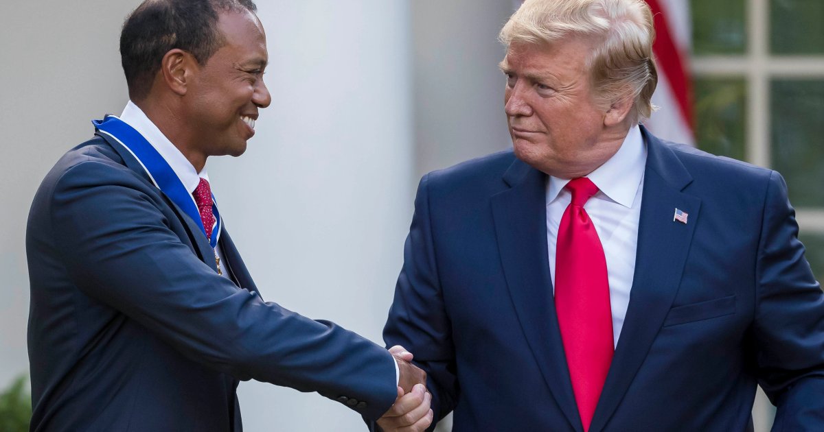 Trump soutient Tiger Woods dans sa crise de santé