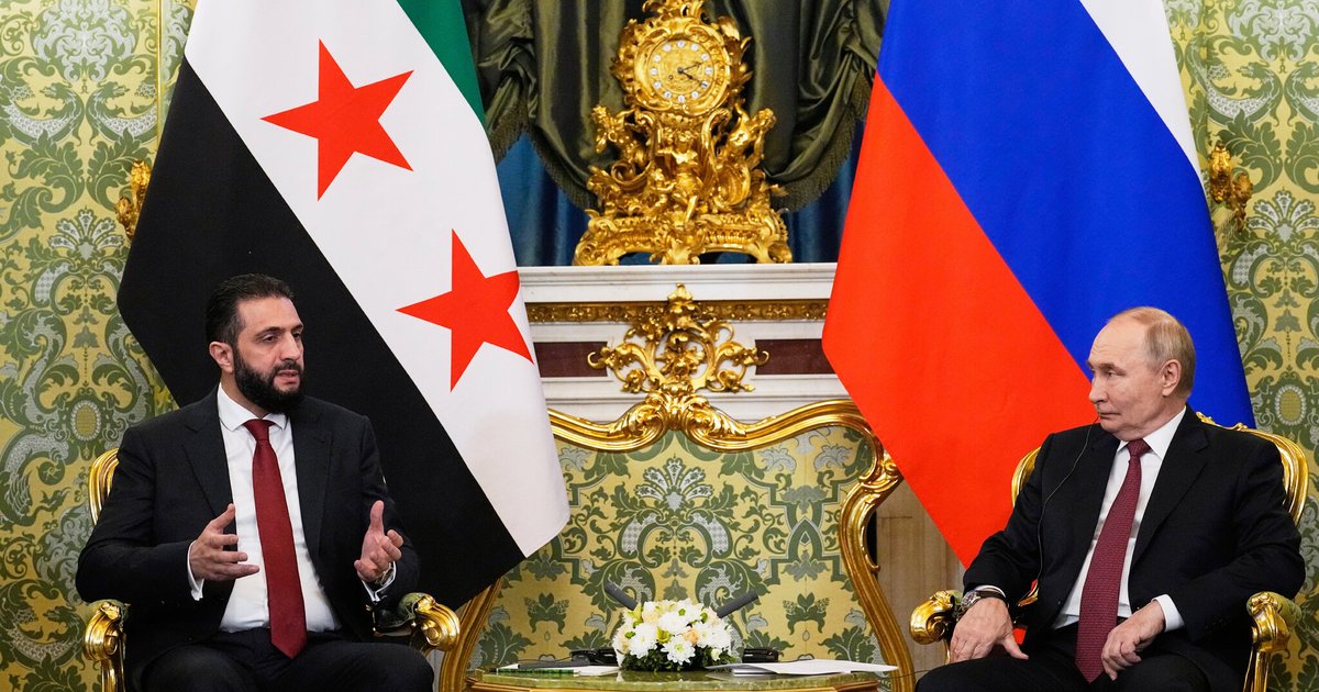 Putin and Shara Talks in Moscow on Assad's Future