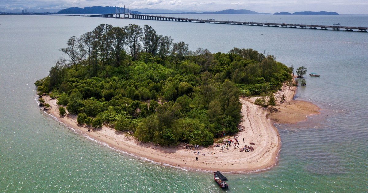 Umbenennung der Insel Gazumbo in Penang