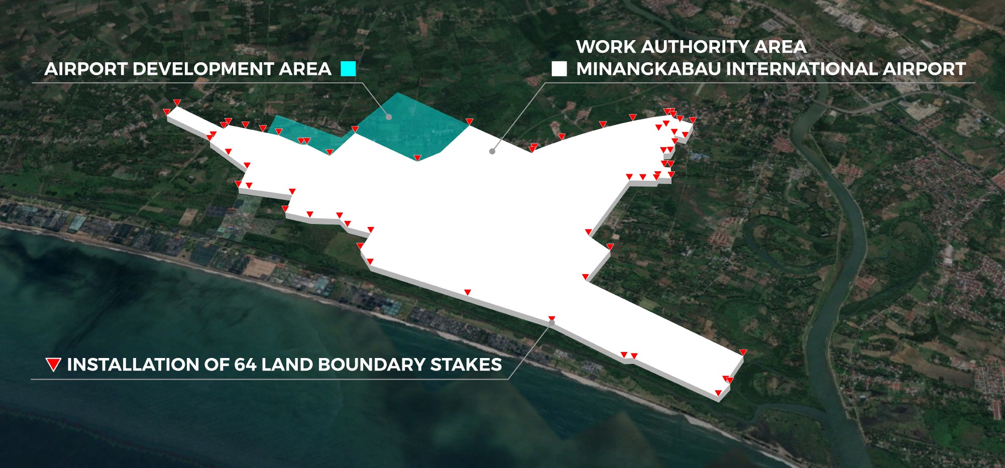 Améliorer les services de l'aéroport Minangkabau en Indonésie