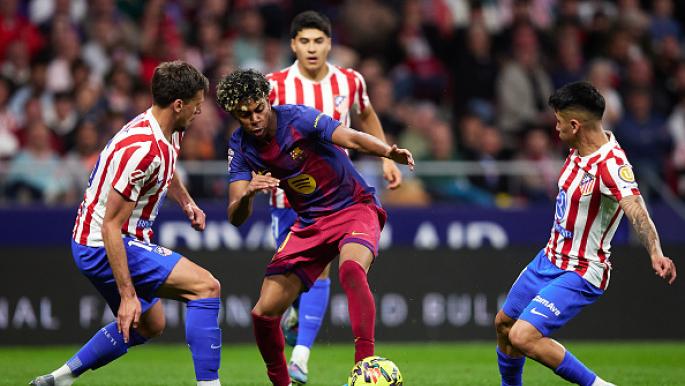 لامين يامال يغادر مباراة برشلونة غاضباً أمام أتلتيكو مدريد