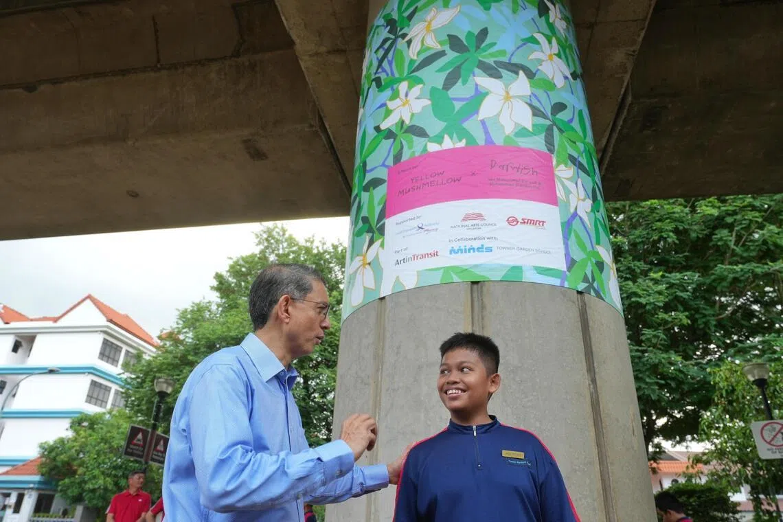 Local artists beautify Kimbanangan bridge pillars with art