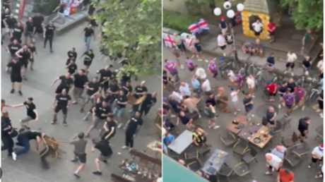 Clashes Between Crystal Palace and Rayo Vallecano Fans in Leipzig