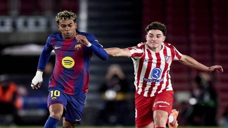 برشلونة يواجه أتلتيكو مدريد في دوري الأبطال