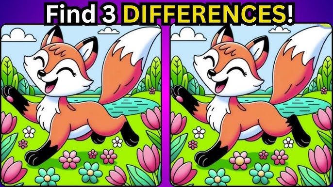 Découvrez les différences dans l'énigme en 11 secondes