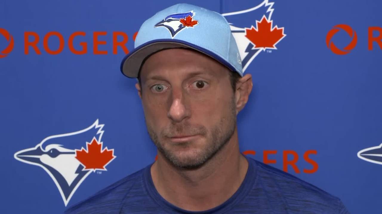 إصابة ماكس شيرزر تثير القلق في فريق بلو جايز