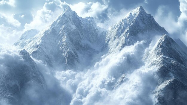 Chutes de neige dans les montagnes : impact climatique notable