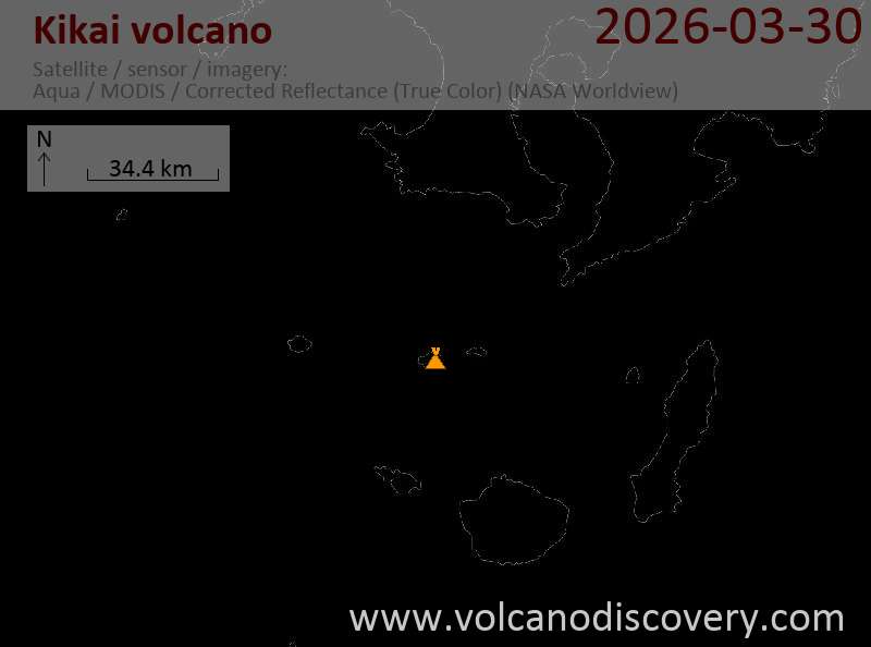 Wiederaufladung des Magmaspeichers des Kikai-Vulkans