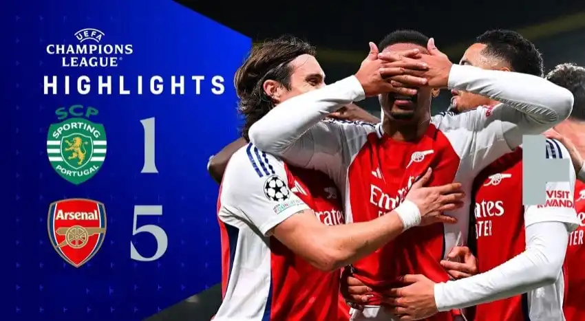 آرسنال يحقق فوزاً مهماً في دوري أبطال أوروبا