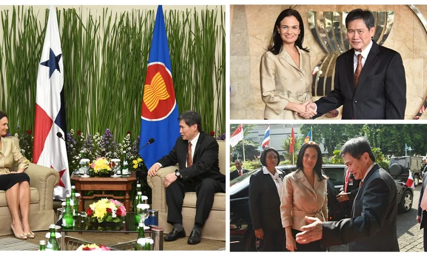 لقاء وزير الخارجية مع نائب وزير خارجية بنما