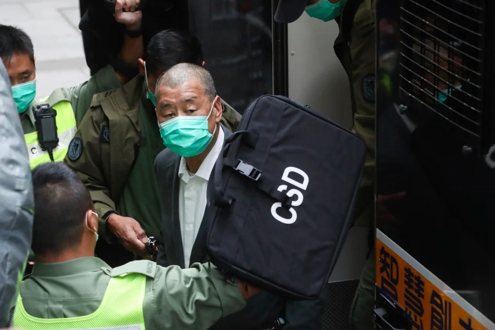 مصادرة ممتلكات جيمي لاي في هونغ كونغ