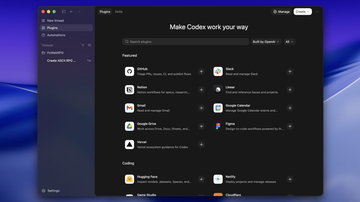 أوبن إيه آي تطلق ميزات جديدة لكودكس