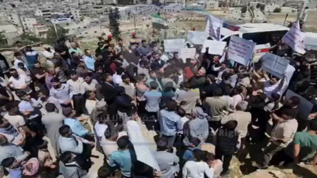 احتجاجات جبل عقيل ضد القاعدة التركية