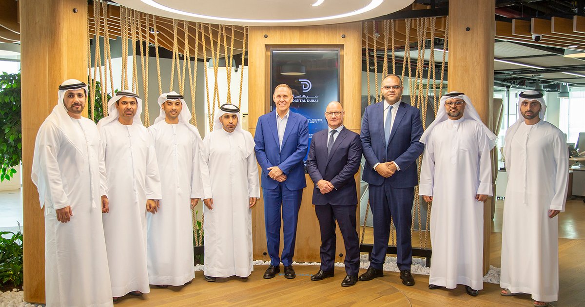 Damage at Oracle building in Dubai due to aerial debris