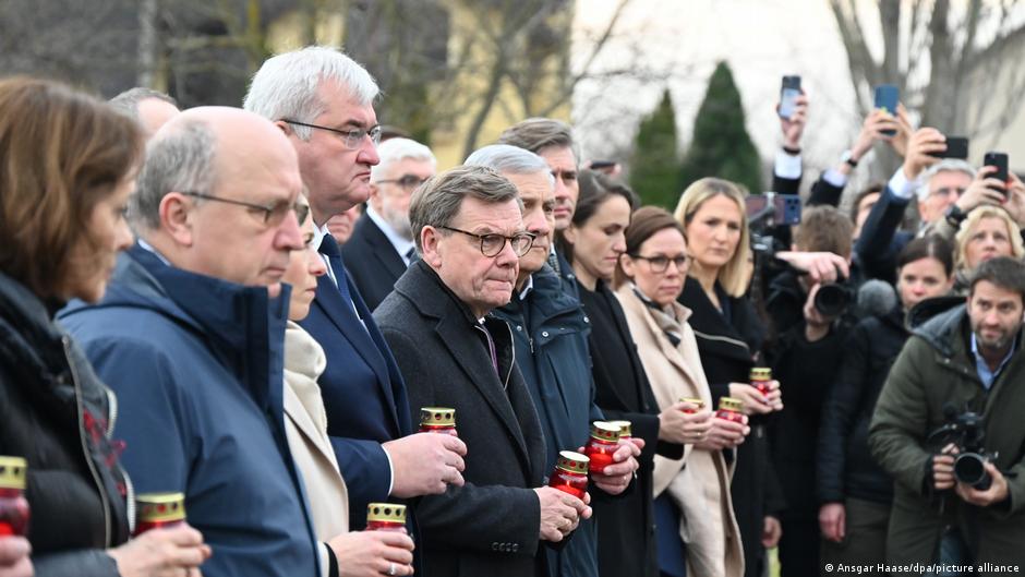 Gedenken an das Massaker von Butscha in der Ukraine