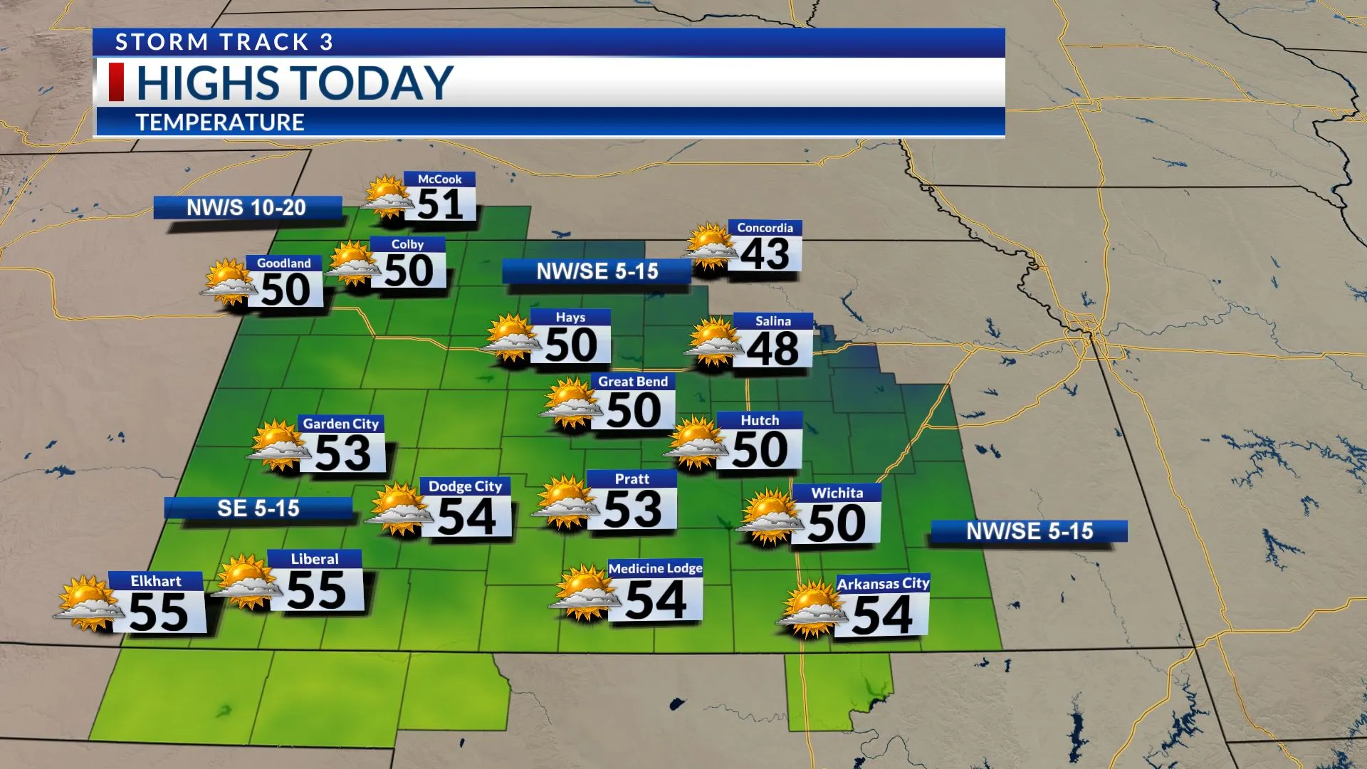 Upper wave brings scattered rains to several regions