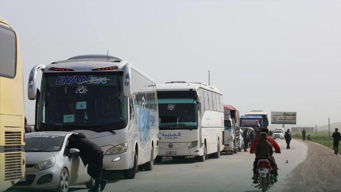 قافلة 200 عائلة من القامشلي إلى عفرين