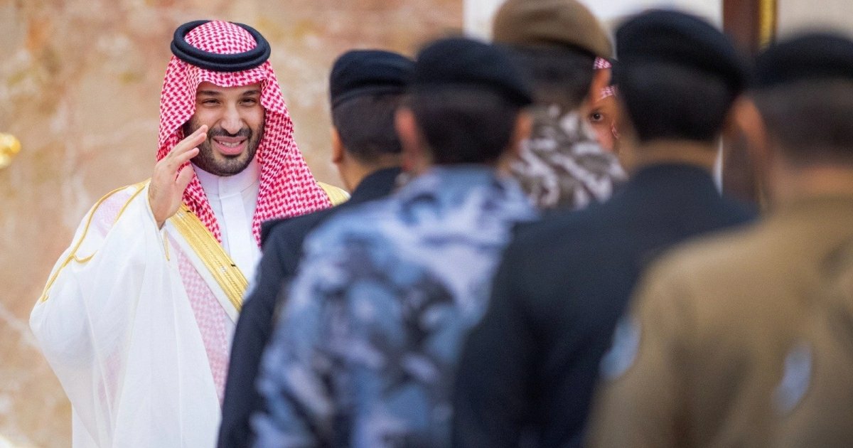 استقبال ولي العهد لتهاني عيد الأضحى في منى