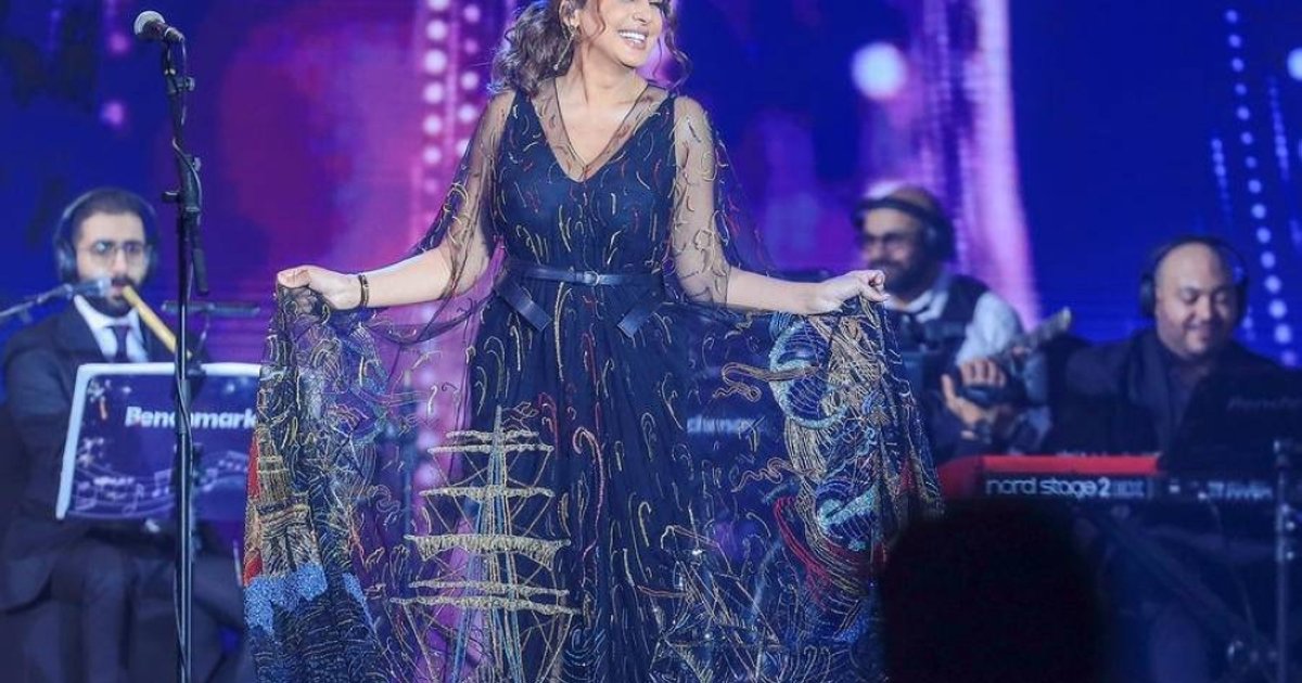 أنغام تحيي حفلاً في جدة بأغنية "مش حبيبي بس"