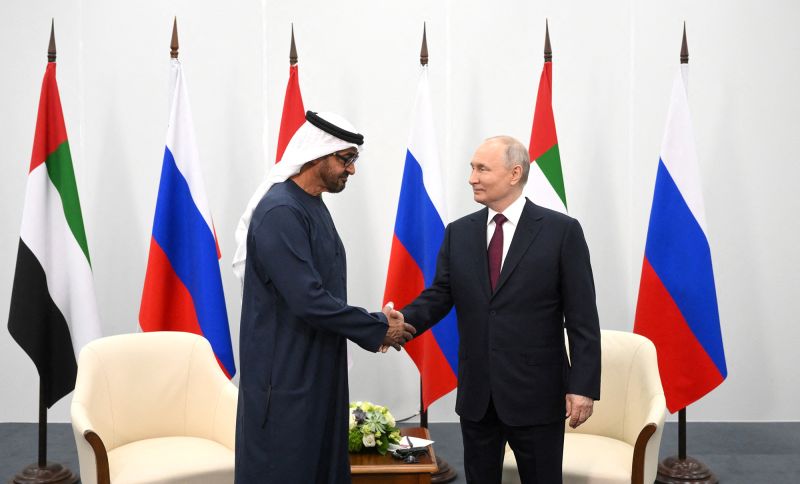 Phone Call Between UAE and Russia Leaders to Strengthen Ties