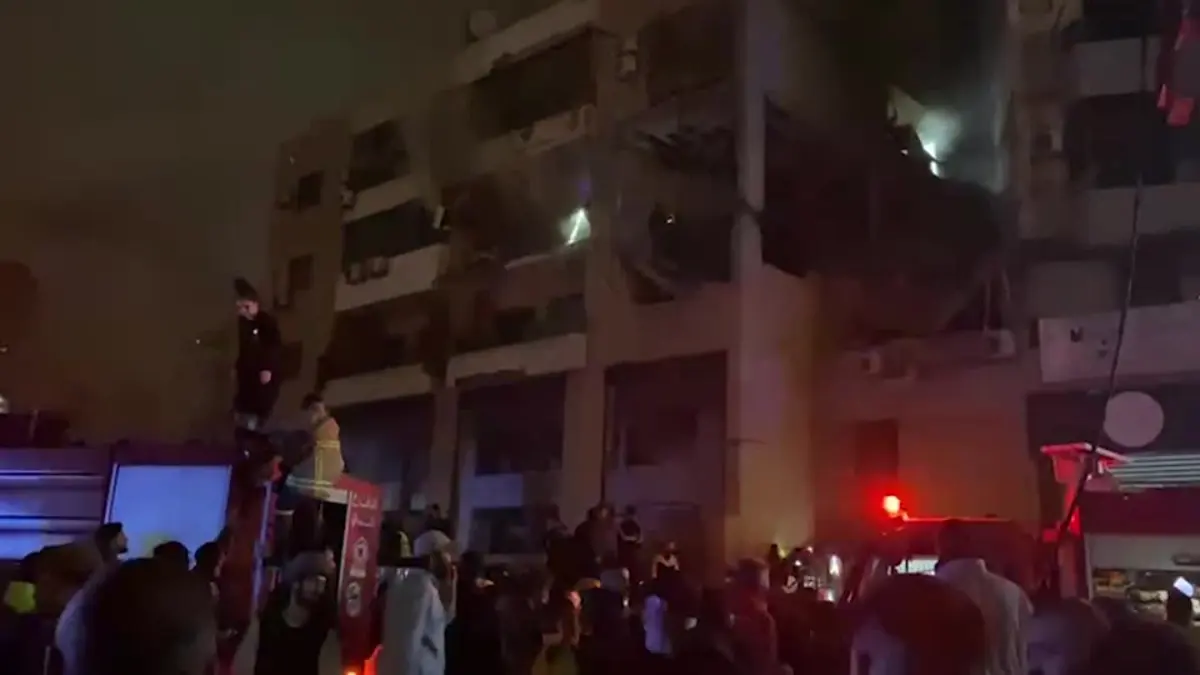 Explosions in Beirut and Israeli Airstrikes on Southern Suburb