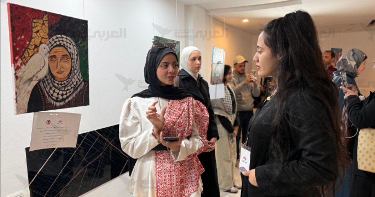 Mädchen aus Gaza drücken ihre Identität am Tag des Landes aus