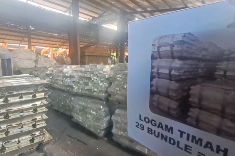 Zinnexporte aus Indonesien steigen um 13,7% im Februar 2026