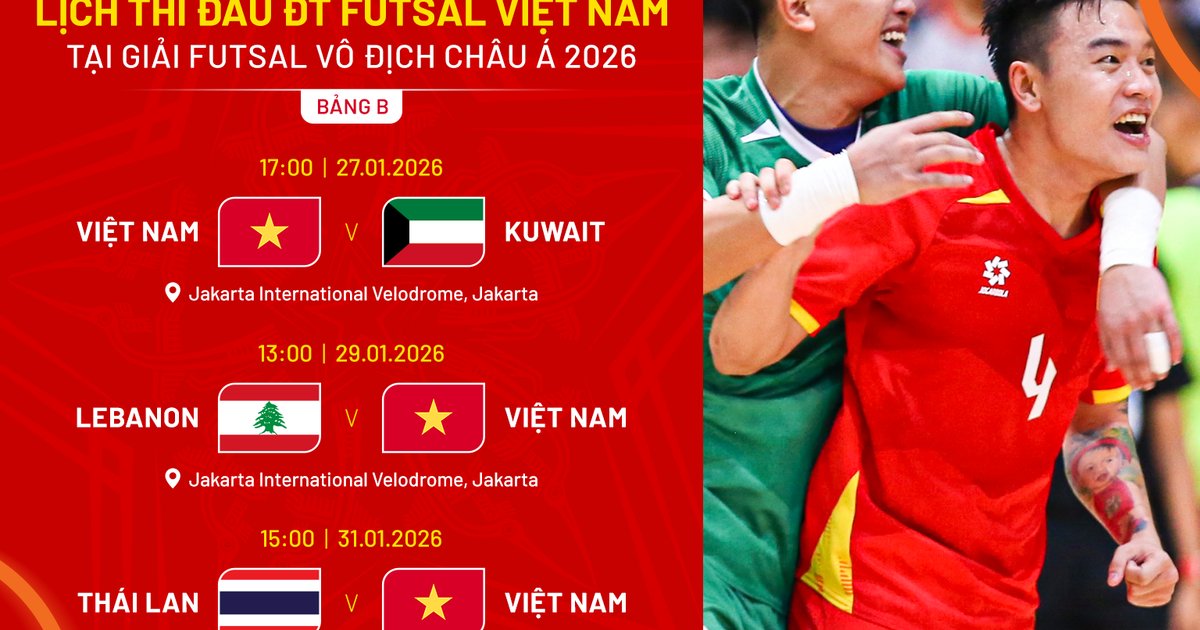 مواجهة إندونيسيا وفيتنام في نصف نهائي كأس آسيان لفوتسال 2026