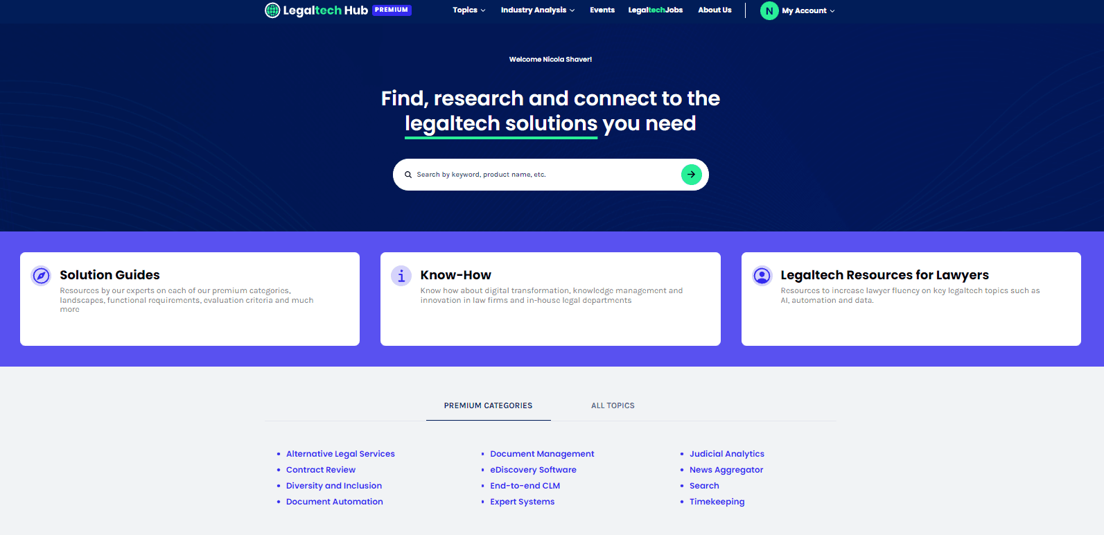 New Platform for Legal Issues and Releases