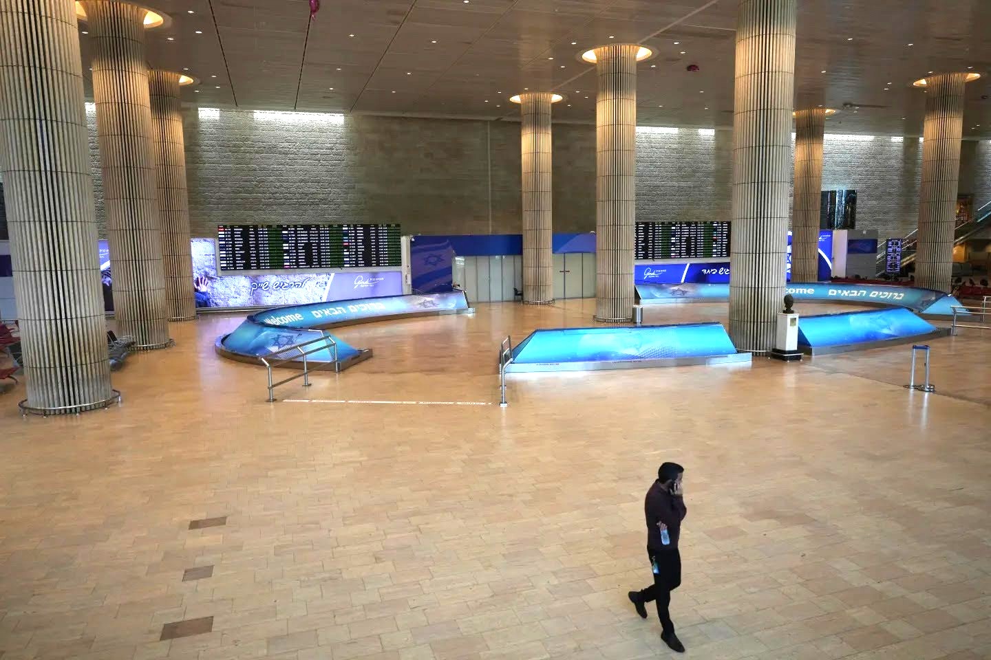 إسرائيل تواصل قيود السفر في مطار بن غوريون